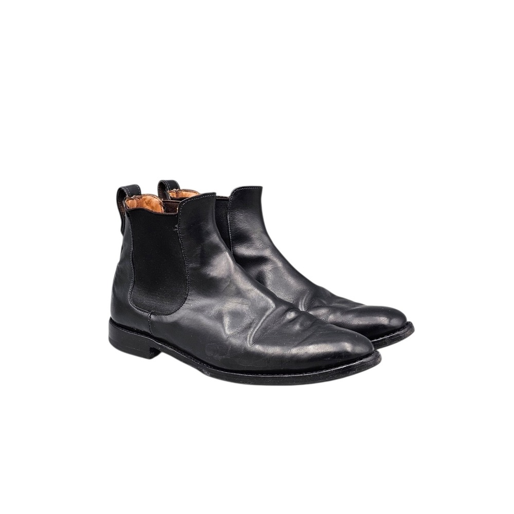 Allen Edmonds Men's Size 10.5 D US Liverpool Black Leather Chelsea Boots READ